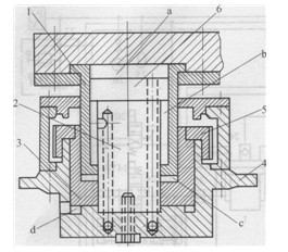 下模液壓缸結(jié)構(gòu)原理圖